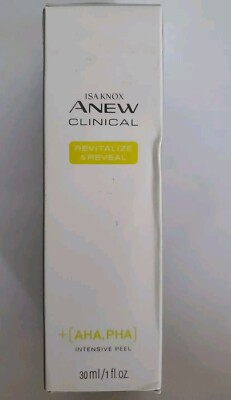 ISA KNOX ANEW CLINICAL REVITALIZE & REVEAL INTENSIVE PEEL 1 FL OZ(AHA,PHA) NIB