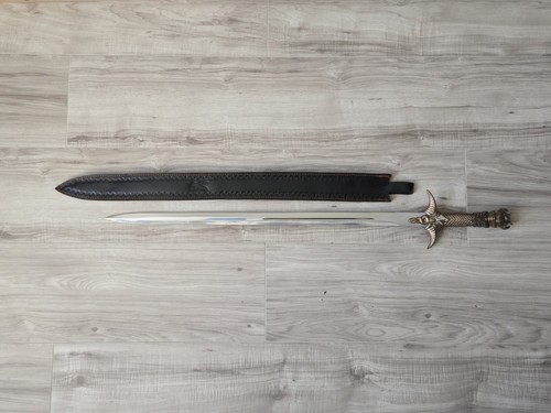 32" Wonderful J2 Steel blade Sharp Hunting Sword Knife- Fantasy Warrior Sword,
