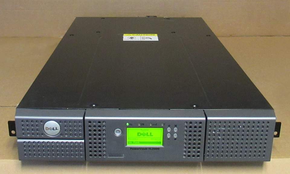 Dell PowerVault TL2000 2U Tape Library 24-Slot Autoloader no drives + rails - Image 2 of 3
