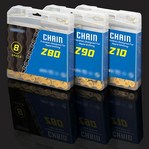 6/7/8/9/10 Speed MTB Bicycle Chain Mountain Bike Chains Road Cycling Part Gold - Picture 9 of 13