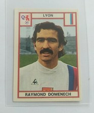 PANINI FOOT FRANCE 76  - RAYMOND DOMENECH  OLYMPIQUE LYONNAIS COLLECTION