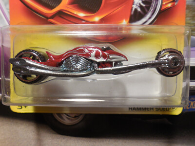 Hot Wheels HAMMER SLED LOT 4 Team: Custom Bikes FIRST EDITIONS