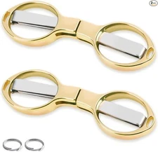 2PCS Folding Scissors, Portable Travel Scissor, Gift for Mini Shear Telescopic C