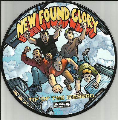 NEW FOUND GLORY Tip of the Iceburg UNRELEASE 2500 MADE PICTURE DISC 7 INCH vinyl