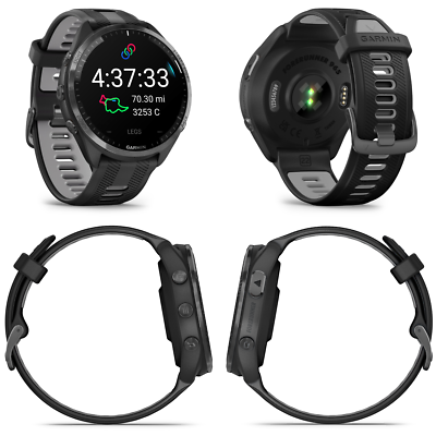 Garmin Forerunner 965 Unisex Smartwatch - Black (010-02809-00) for