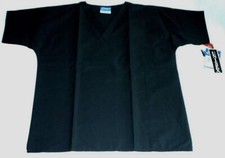 NEW Scrubs  Natural Uniform Unisex Scrub Top  MEDIUM Black