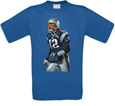 Tom Brady New England Football T-Shirt alle Größen NEU