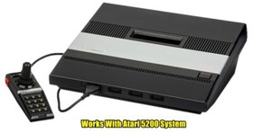 AC Adapter Power Supply Cord W/LED Light for Atari 5200 2 & 4 Port System NEW