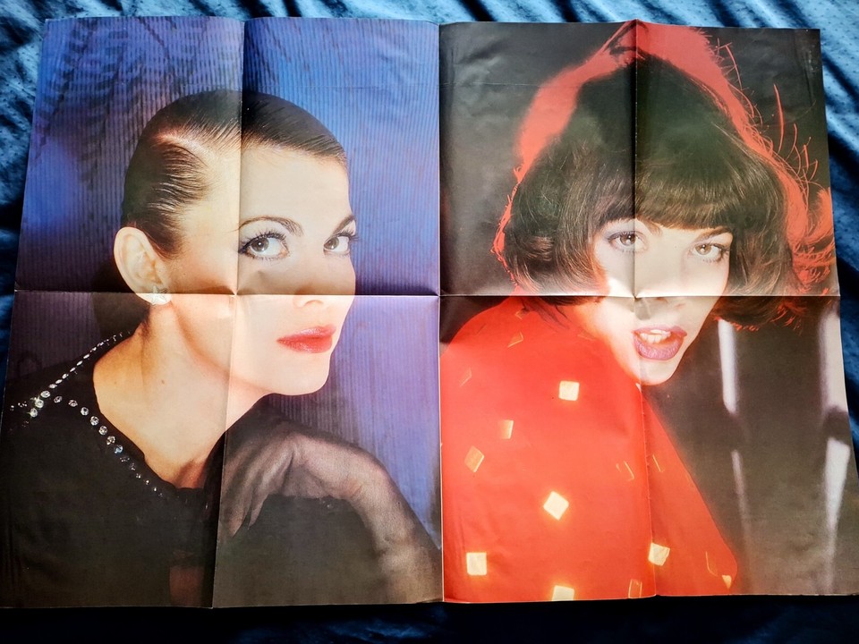 MIREILLE MATHIEU Rare France Poster Program, 8 Pages 30x21cm, 2 Posters ...