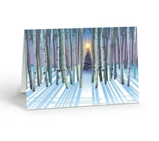 Forest Christmas Tree Card | 18 Boxed Holiday Cards & Envelopes | 20166
