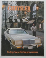 CHRYSLER Full Range 1979 dealer brochure - French - Canada ST1002000318