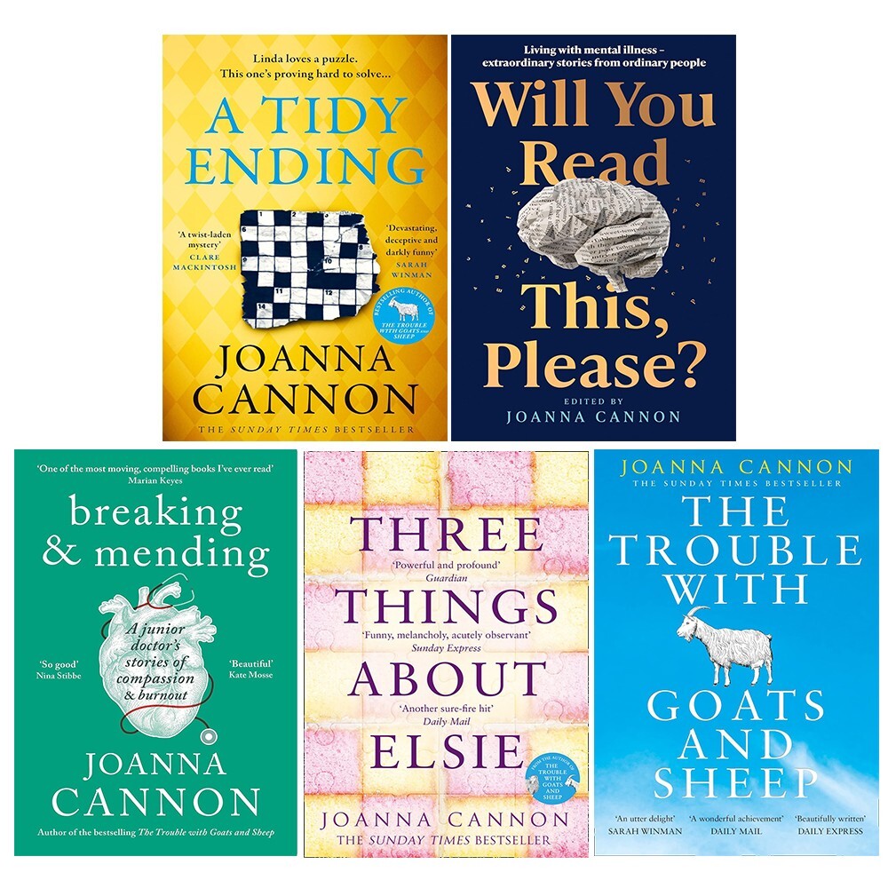 Joanna Cannon Collection 5 Books Set Breaking Mending, Will You Read This Please