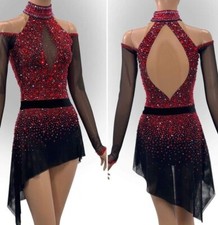 008 lce Skating Dress Girls Competition Figure Skating Dresses Costume woman