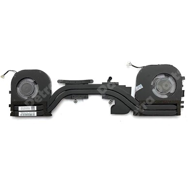CPU+GPU Cooling Fan with Heatsink for Thinkpad X1 P1 Extreme 2nd Gen 02XR044
