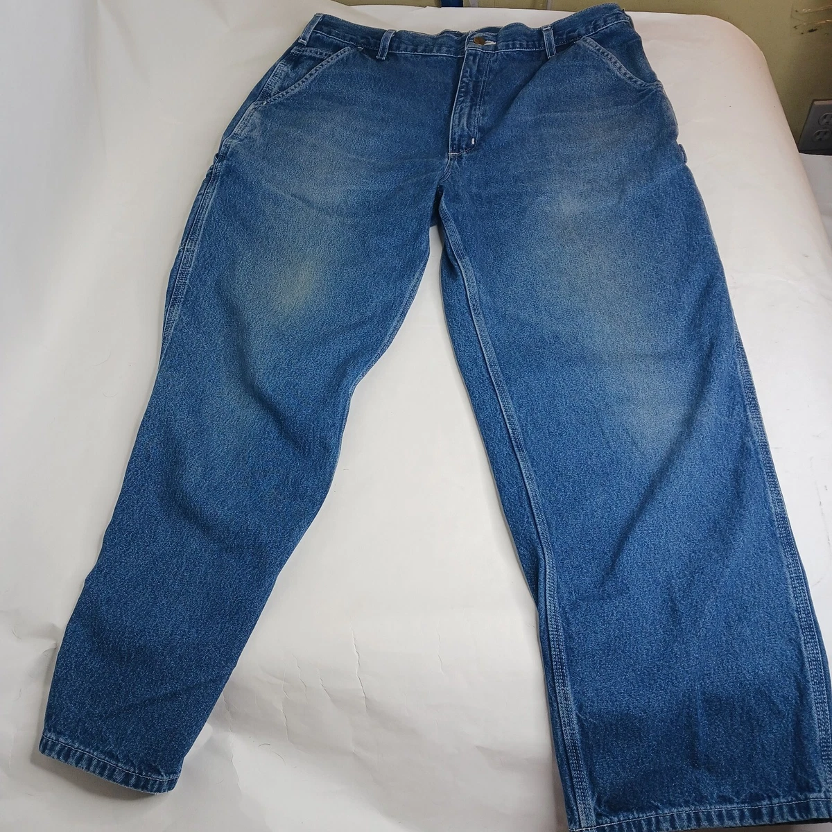 Carhartt Dungaree B13 DST Fit Straight Leg Carpenter Jeans Sz 38 x