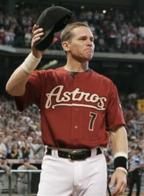 Authentic! Majestic SIZE 52 2XL, HOUSTON ASTROS, CRAIG BIGGIO, ON