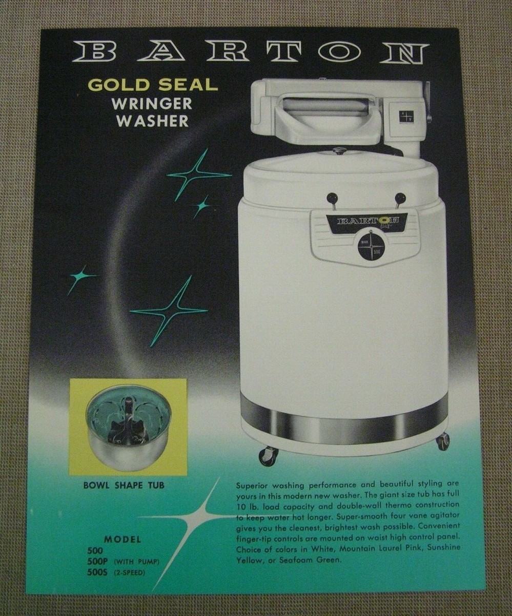 Wringer Washer 1950 Vintage Wringer Washing Machine & Spin Dryer