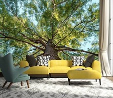 3D Groß Baum M7372 Tapete Wandbild Selbstklebend Abnehmbare Aufkleber Romy