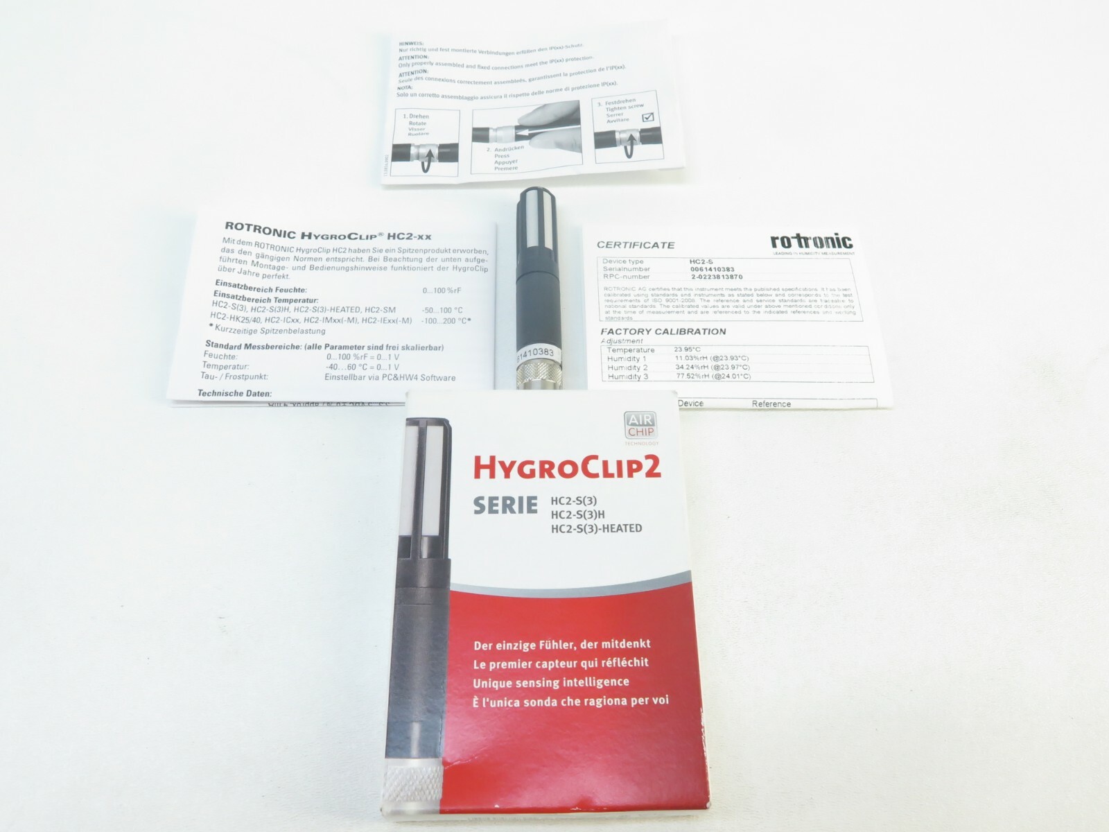 Rotronic HygroClip 2 Advanced Series HC2S With Documentation eBay