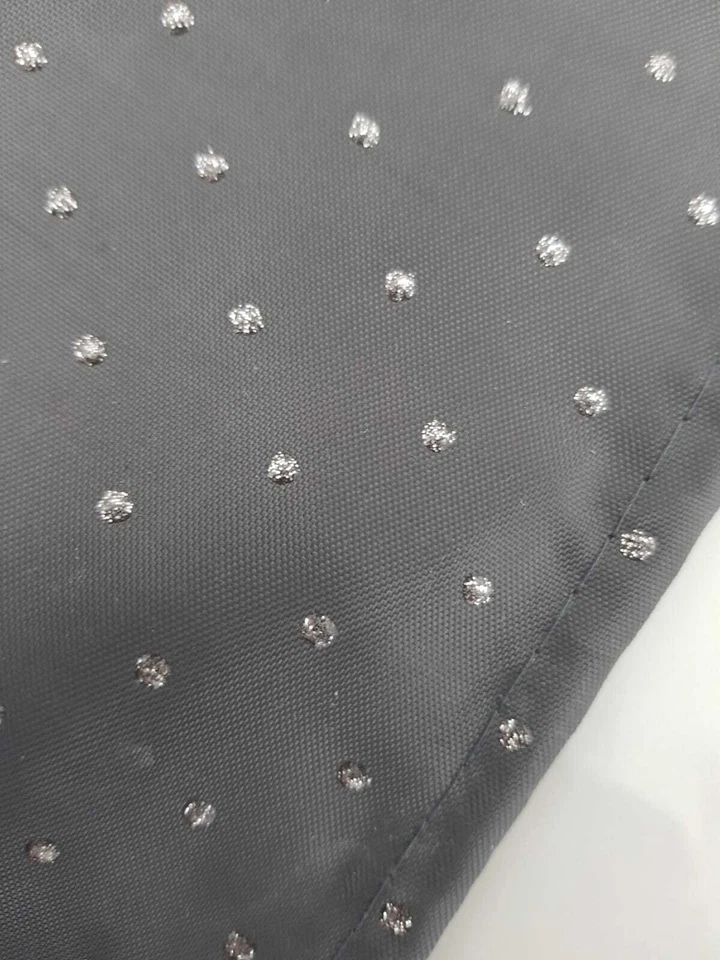 MODERN LUXURY DIAMANTE BATH BATHROOM SHOWER GLITTER CURTAIN CURTAINS WITH HOOKS - Image 4 of 4