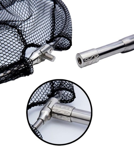 3x Filets de Pêche Anglo Téléscope 1,8 M Épuisette Epuisette Carpe - Photo 8/10