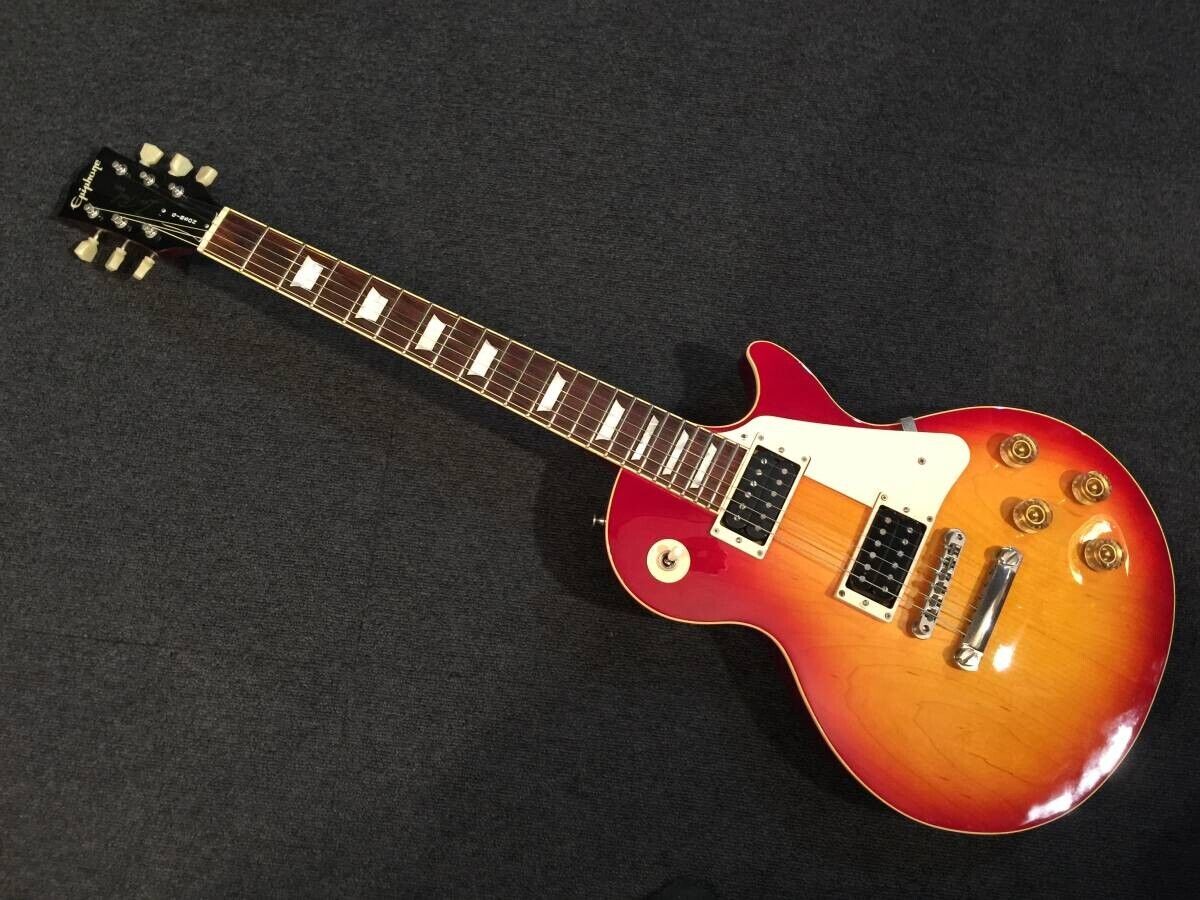 Used 1998 Epiphone Japan LPS-80 MIJ Les Paul Cherry Sunburst CS PRS-PUs