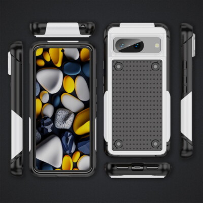 Für Google Pixel 8 Pro 7A ShockProof Plastik TPU Rugged Bumper Hybrid Case Cover