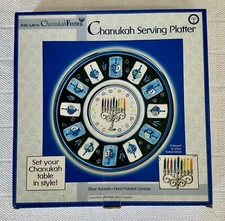The Jacob Rosenthal Judaica Collection Chanukah Serving Platter Rite Lite’s