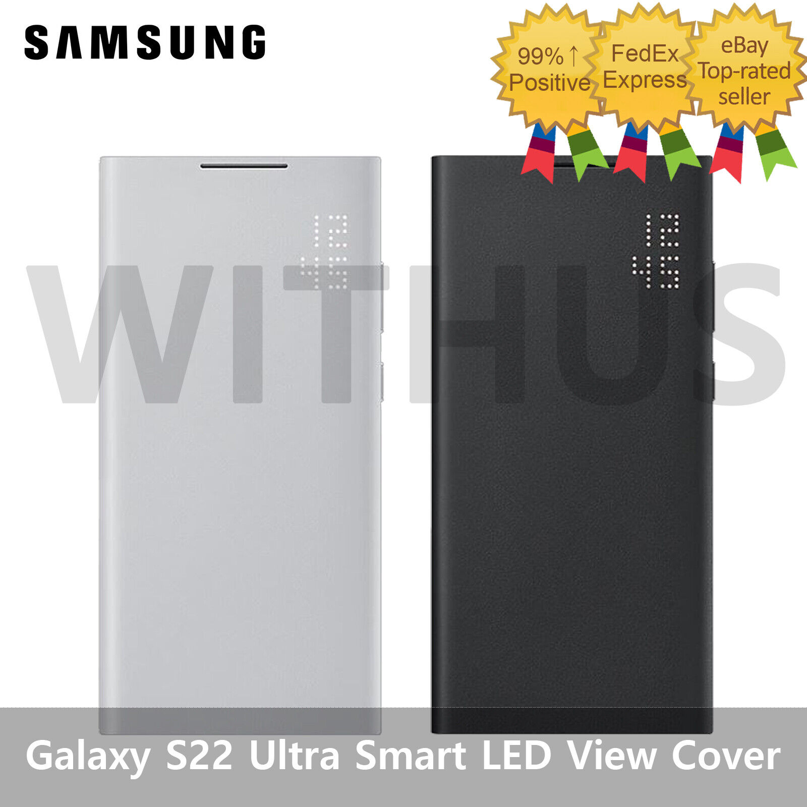 Samsung Galaxy S22 Ultra smart LED view cover Official case_EF