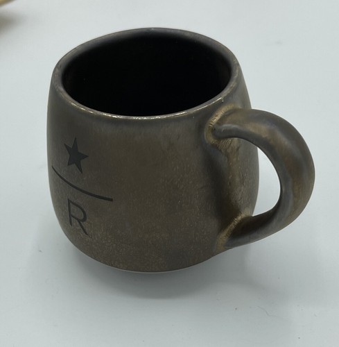 Starbucks Mug Demi Bronze 89ml Demitasse Cup Tokyo Nakameguro Japan Limited R - Picture 11 of 11