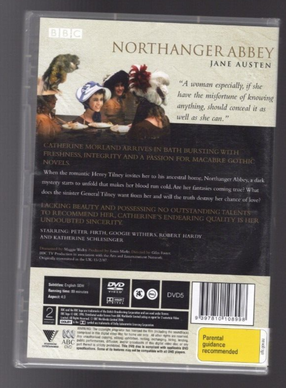 Northanger Abbey (DVD, 1986) for sale online | eBay