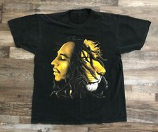 Zion Rootswear Bob Marley Lion Shirt Mens XL Black