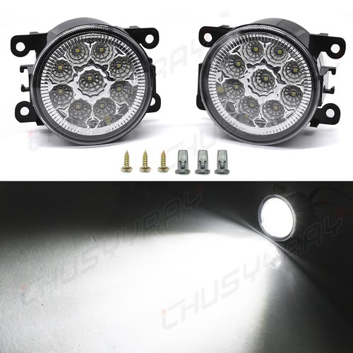 LED Clear Fog Light Bumper Lamp Replacement For Ford Mustang 2015 2016 2017 - Picture 2 of 12