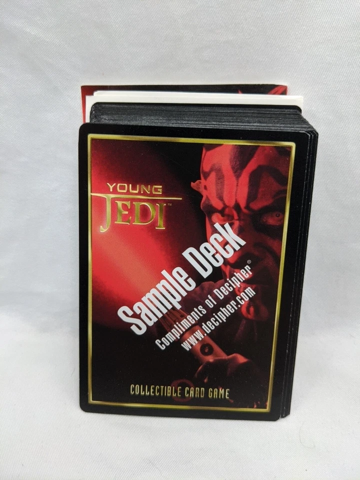 *NO Box* Young Jedi Collectible Card Game Two 20-Card Sample Decks - Image 2 of 4