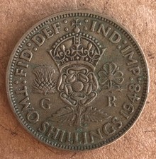 GREAT BRITAIN 1948 TWO SHILLING  VERY NICE COIN LL