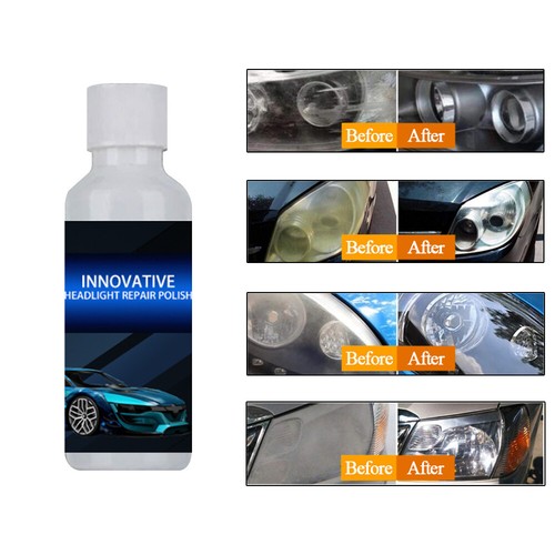 20ml Headlight Cover Len Restorer Cleaner Repair Liquid Polish Car
