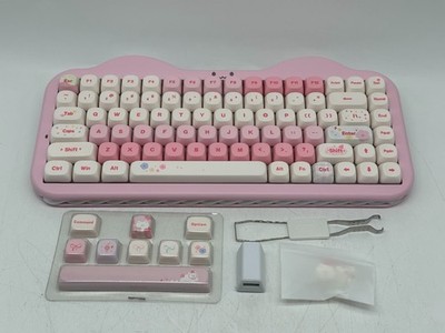 Yunzii C75 Cake Meow Wireless Mechanical Keyboard - Pink