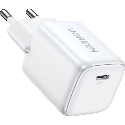 Schnell-Ladegerät Ugreen USB-C QC 4.0 PD 30W Netzteil Charger Netzstecker Weiß