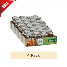 48-Pack 16 Oz Mason Jars, Regular Mouth Pint Canning Jars with Lids and Rings