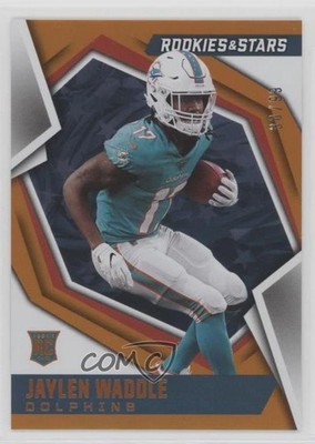 2021 Panini Rookies & Stars Rookies Orange 30/99 Jaylen Waddle #108 RC 3h1
