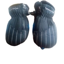 New Columbia Baby Boy's Black Winter Mittens Infant Chippewa One Size Zipper