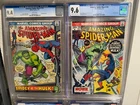 Amazing Spider-Man #119/120 CGC 9.4/9.6 NM near mint Spidey vs Hulk Comic Bundle
