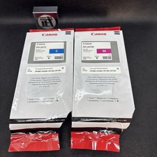 Canon PFI-207 C M Ink Tank Expired New PFI-207C PFI-207M Torn bag