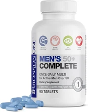 ONE Daily Mens 50+ Complete Multivitamin Multimineral, 90 Tablets