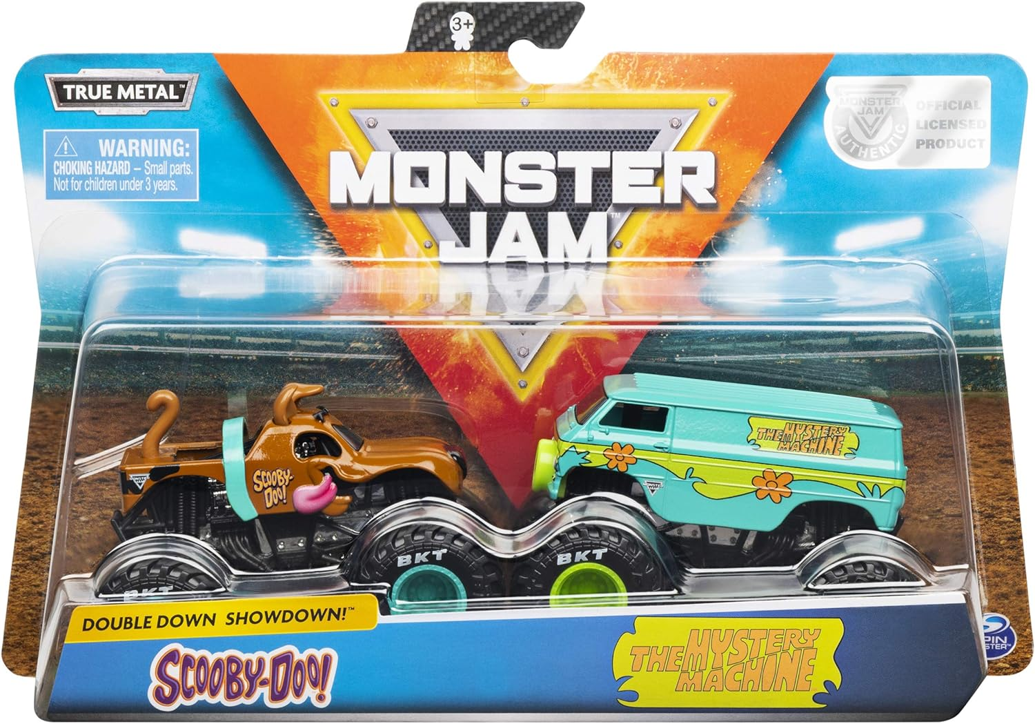 Official Scooby Doo Vs. Mysterty Machine Die-Cast Monster Trucks, 1:64 Scale, 2