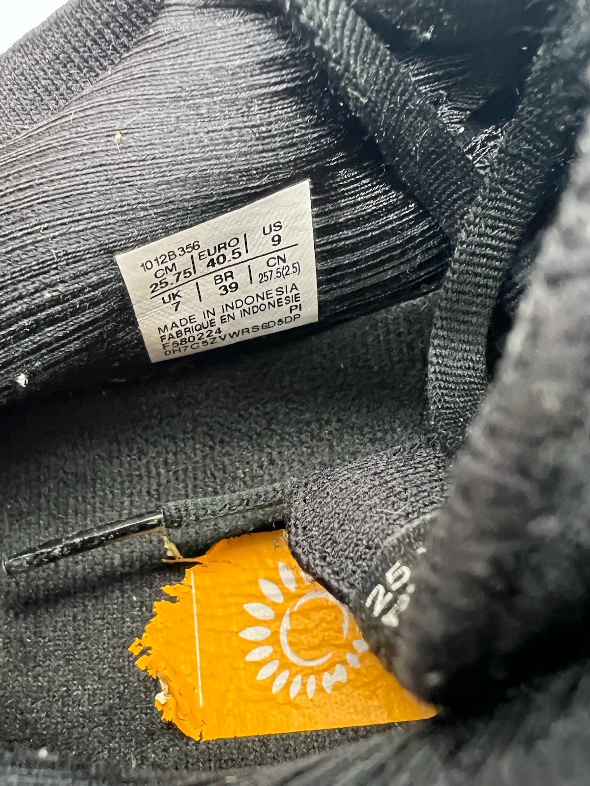 Asics Gel-Nimbus 25 Women's 9 Black White Mesh Running Sneakers Shoes. thumbnail 7