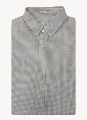 GANT DIAMOND G Men's Blossom Royal Oxford Check Fitted BD 303712 Size M NWT