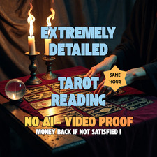 Same Hour Extra Detailed Tarot Reading, No sugar coating, Psychic Reading