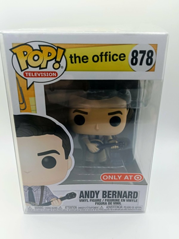 The Office Andy Bernard W/ Banjo 878 Funko Pop Television Target Exc W/ Pop Prot