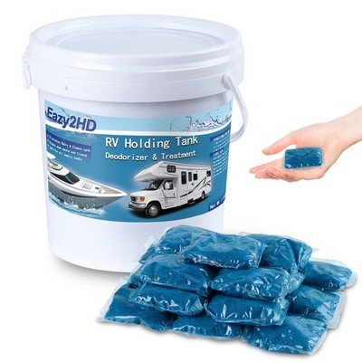 Eazy2hD RV Toilet Treatment Holding Tank Deodorizer (Pack of 50) | Chemicals |